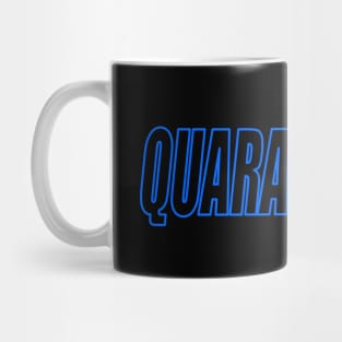 quaranTINed sardines BLUE Mug